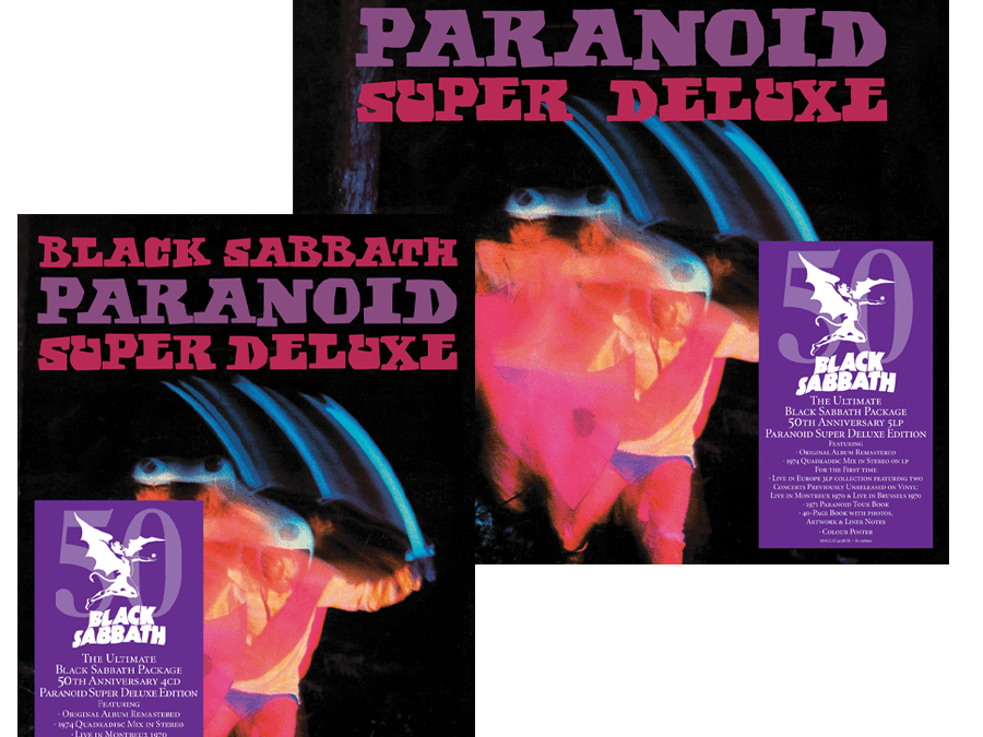 BLACK SABBATH CELEBRA EL 50° ANIVERSARIO DE SU «PARANOID» EN VINILO DELUXE