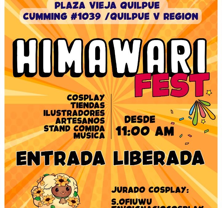 HIMAWARI FEST DA LA BIENVENIDA A SEPTIEMBRE CON ENCUENTRO EN QUILPUE