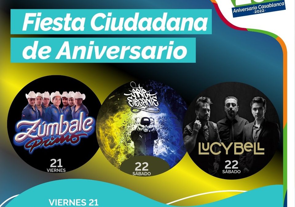 LUCYBELL INICIA LA SEGUNDA PARTE DE SU GIRA “30 AÑOS” EN FIESTA CIUDADANA DE CASABLANCA