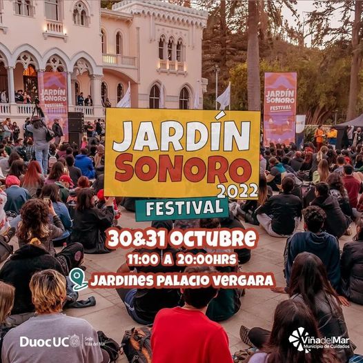 EN FIN DE SEMANA LARGO SE REALIZARÁ FESTIVAL “JARDIN SONORO” EN LOS JARDINES DE LA QUINTA VERGARA