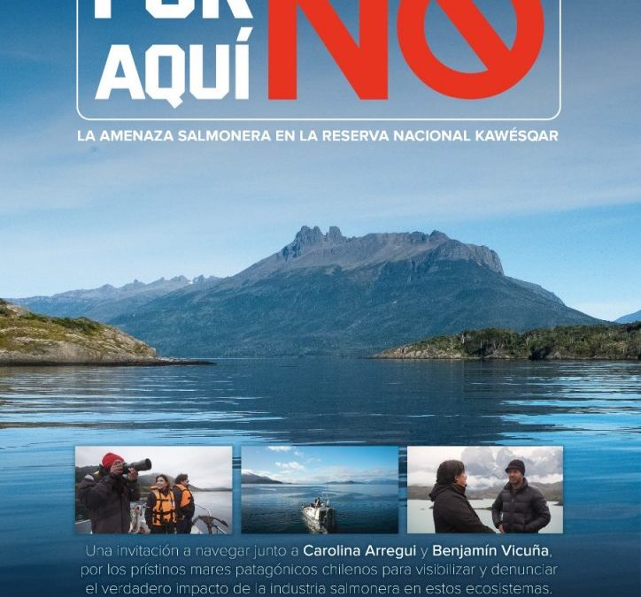 “POR AQUÍ NO”, DOCUMENTAL SOBRE LA EXPLOTACIÓN SALMONERA Y SUS CONSECUENCIAS EN LA PATAGONIA CHILENA SE EMITIRÁ ESTE LUNES POR TELEVISIÓN ABIERTA.