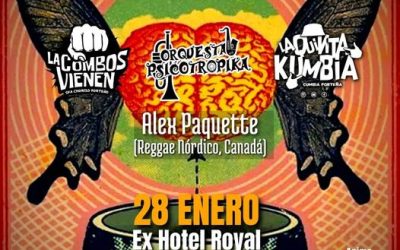 LA ORQUESTA PSICOTRÓPIKA Y SUS AMIGOS PROMETEN UN “GRAN VACILE” EN EX HOTEL ROYAL