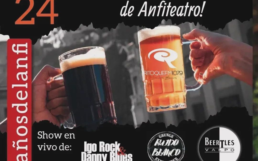 REVIVE LA TRANSMISIÓN ESPECIAL DEL DÉCIMO ANIVERSARIO DE CERVECERÍA ANFITEATRO