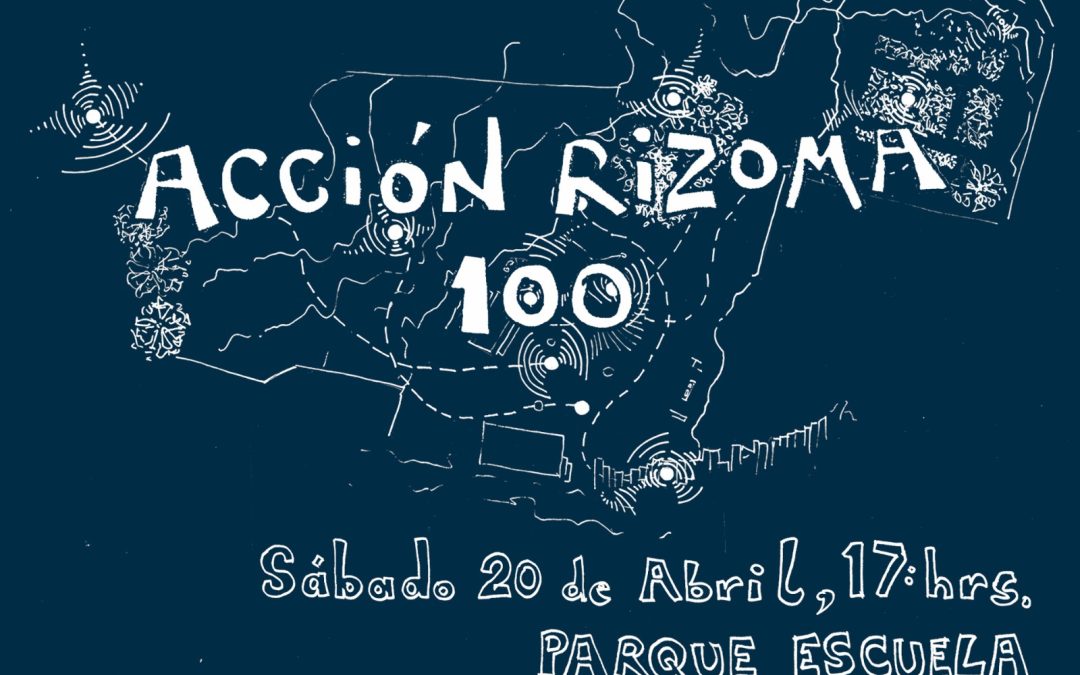 ESTE SÁBADO SE “ACCIÓN RIZOMA Nº 100: ARTE SONORO, VISUAL Y MEDIAL” EN PARQUE ESCUELA DE CERRO LARRAÍN